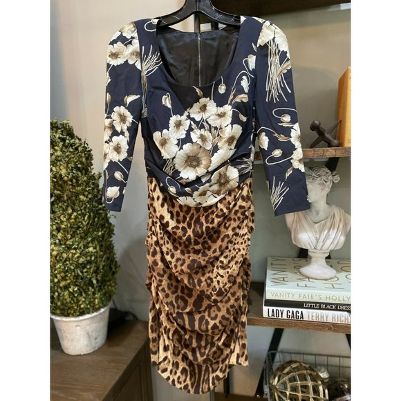 DOLCE & GABBANA Floral Animal Leopard Print Mini 4 - Picture 5 of 12